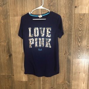 VS PINK T-shirt with sequins Size M